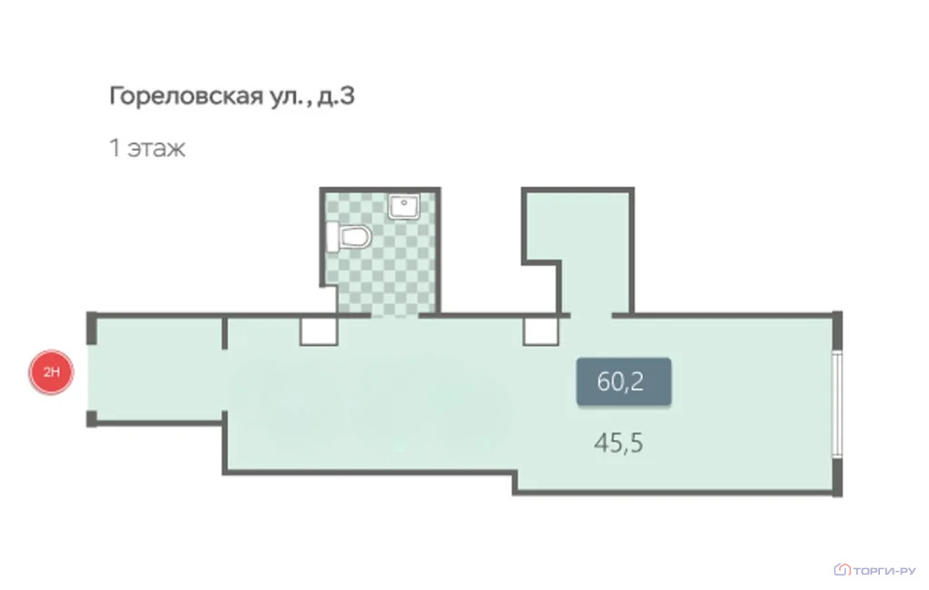Продажа торгового помещения, Гореловская улица - Фото 5