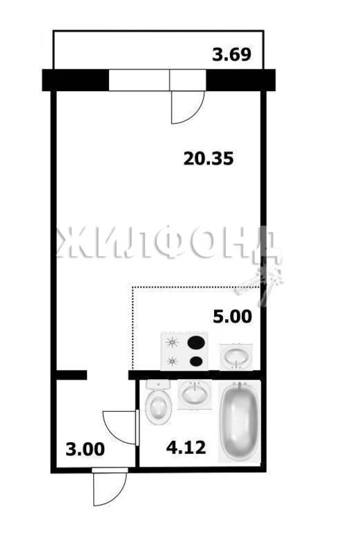 Продажа квартиры, Новосибирск, Владимира Высоцкого - Фото 1