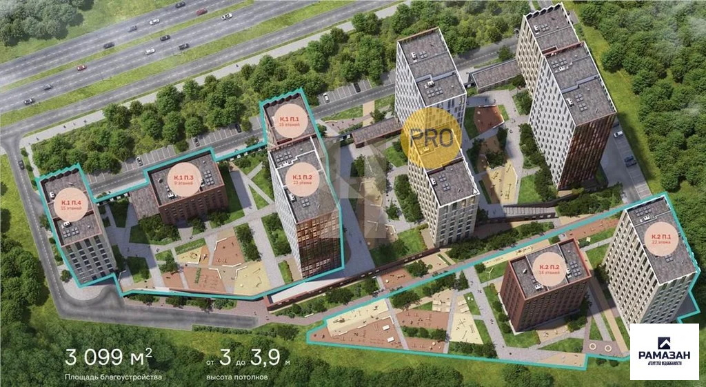 Продажа квартиры в новостройке, Казань, м. Горки, ул. Бухарская - Фото 2