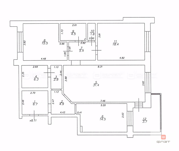 Продажа квартиры, Казань, ул. Блюхера - Фото 1