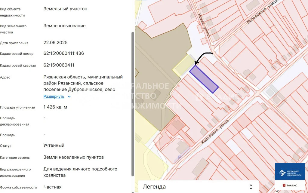 Продажа участка, Дубровичи, Рязанский район - Фото 0