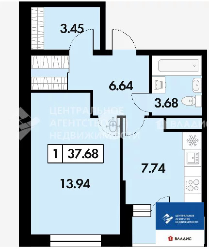 Продажа квартиры, Дядьково, Рязанский район, Малиновая улица - Фото 10