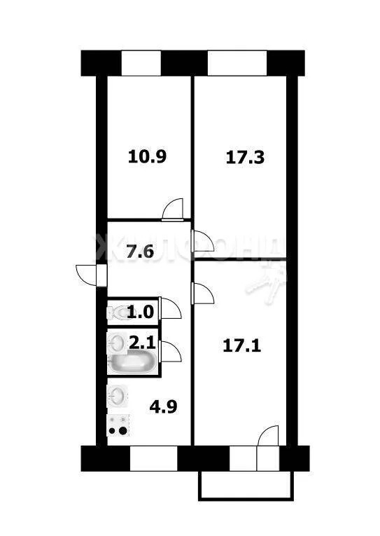 Продажа квартиры, Новосибирск, ул. Лейтенанта Амосова - Фото 23