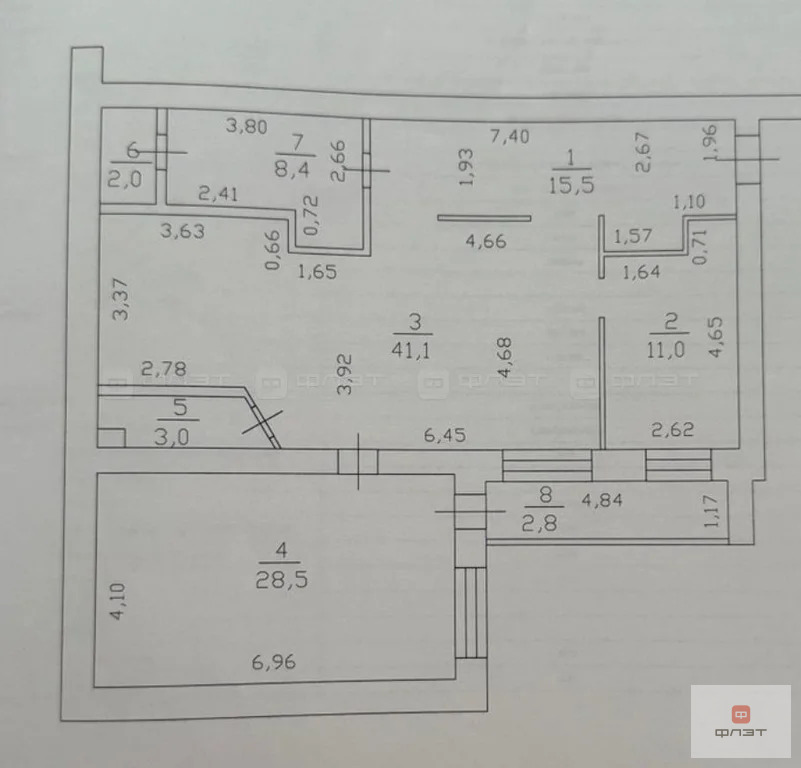 Продажа квартиры, Набережные Челны, Чулман пр-кт. - Фото 18
