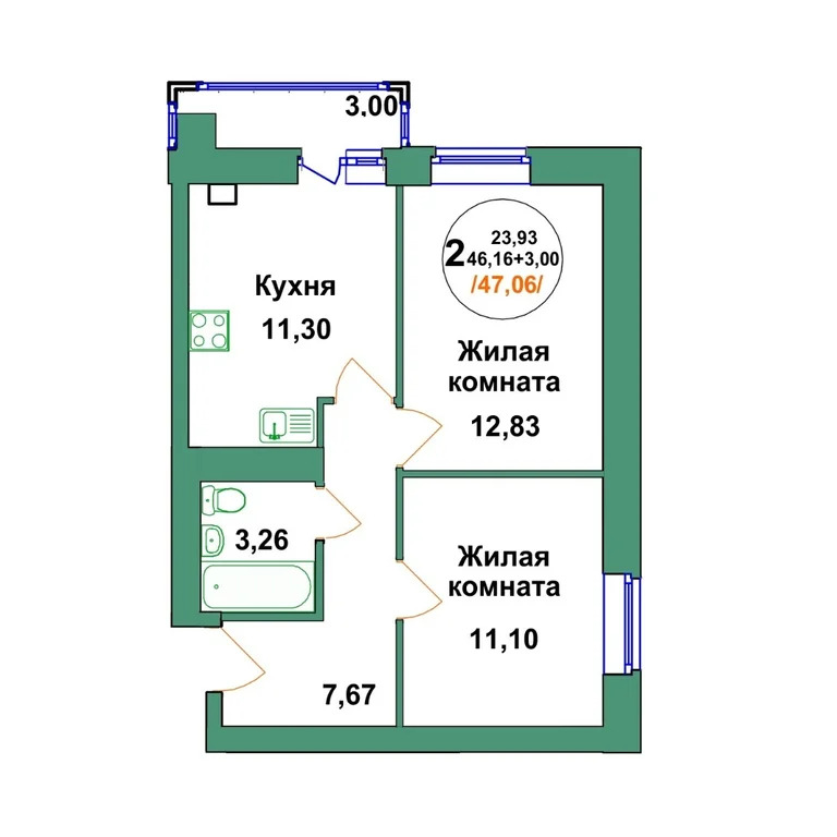 Аренда квартиры, Уфа, ул. Бородинская - Фото 1