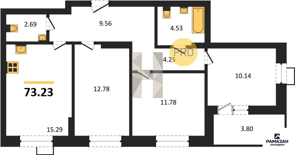 Продажа квартиры в новостройке, Казань, м. Яшьлек, Фатыха Амирхана ул. - Фото 1