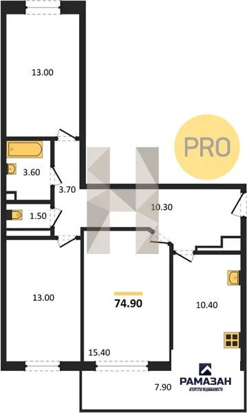 Продажа квартиры в новостройке, Нижнекамск, Нижнекамский район, ... - Фото 1