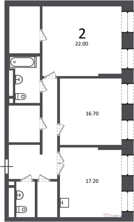 Продажа квартиры, улица Светланова - Фото 6