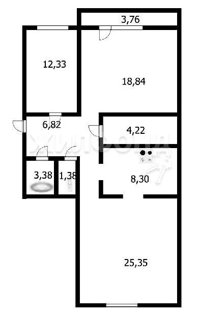 Продажа квартиры, Колывань, Колыванский район, Соловьёва - Фото 26