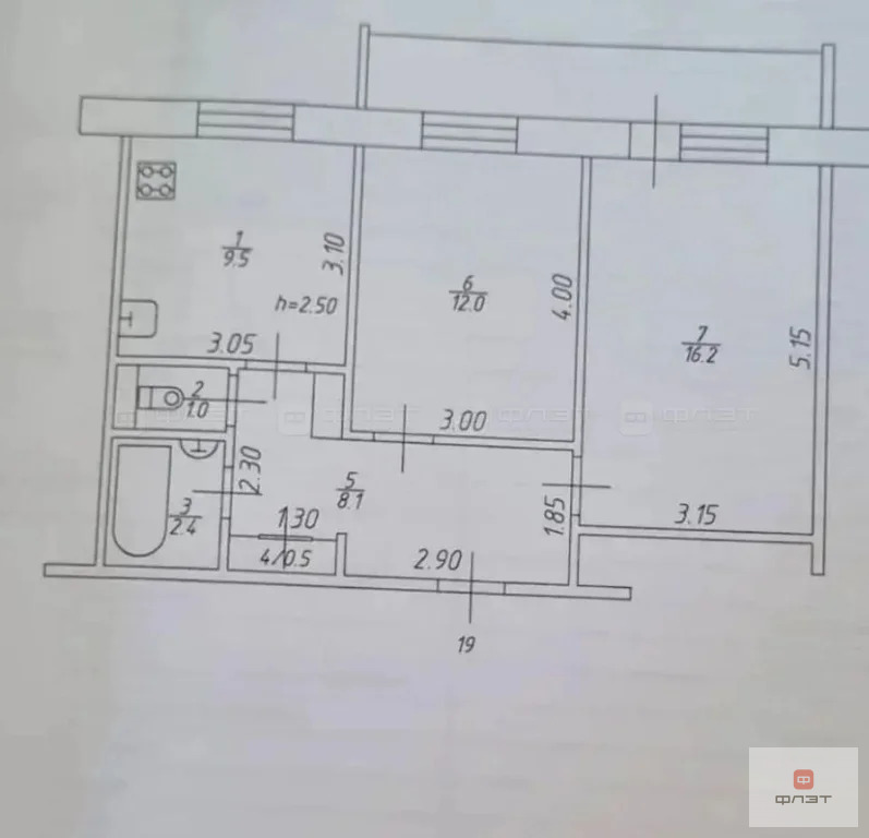 Продажа квартиры, Казань, ул. Рихарда Зорге - Фото 15