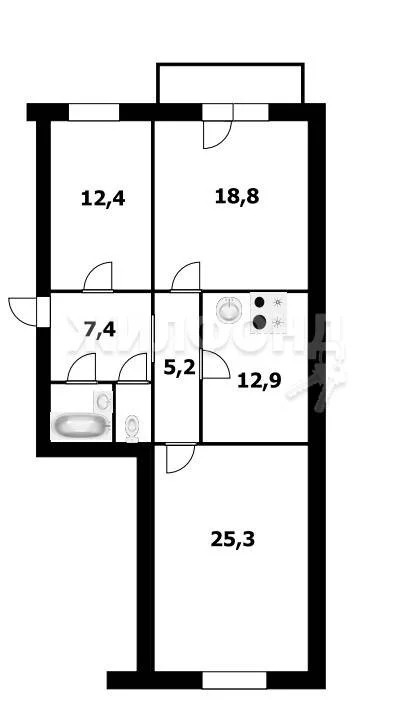 Продажа квартиры, Новосибирск, Татьяны Снежиной - Фото 10