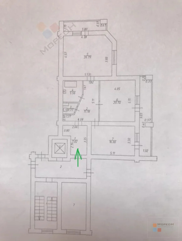 2-я квартира, 89.10 кв.м, 6/7 этаж, РИП, Аксайская ул, 12000000.00 ... - Фото 14