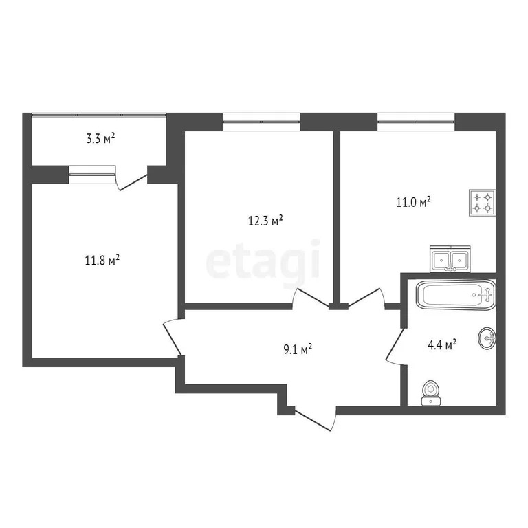Продажа квартиры в новостройке, Пушкино, Воскресенский район, Новое . - Фото 0
