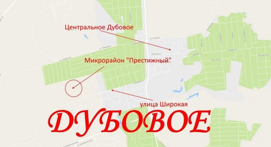 Карта дубового белгородской области