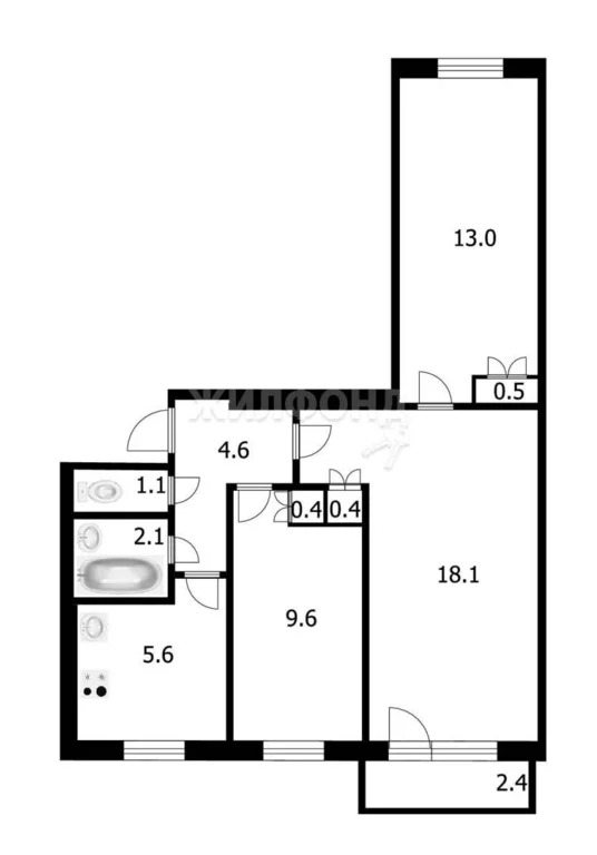 Продажа квартиры, Новосибирск, ул. Челюскинцев - Фото 14