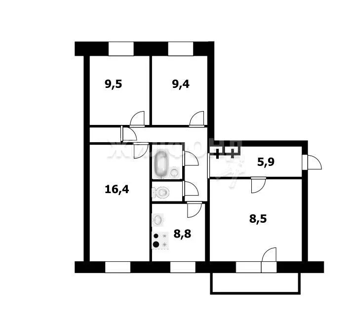 Продажа квартиры, Новосибирск, ул. Киевская - Фото 19