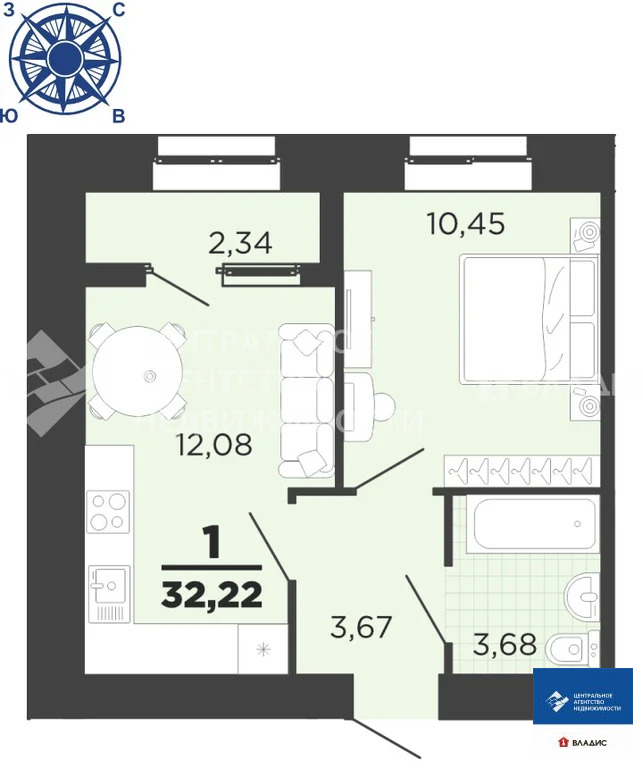 Продажа квартиры, Рязань, улица Княжье Поле - Фото 16