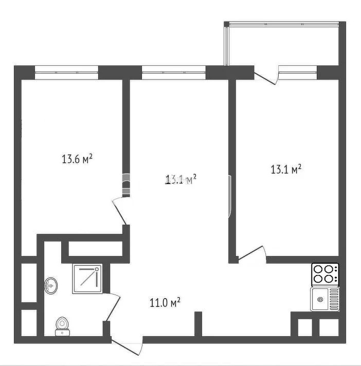 Продажа квартиры, Московский, Московский г. п., улица Москвитина - Фото 25