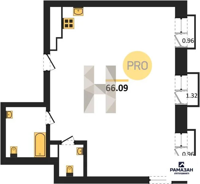 Продажа квартиры в новостройке, Казань, м. Кремлёвская, ул. ... - Фото 1