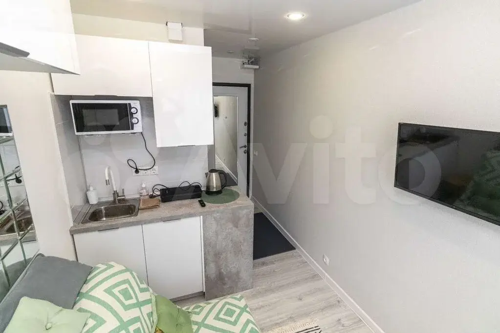 Квартира-студия, 12,5 м, 1 кровать - Фото 10