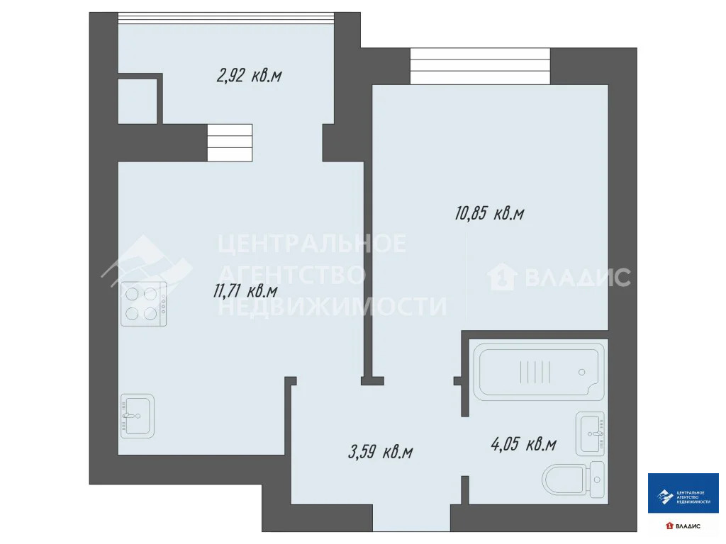 Продажа квартиры, Рыбное, Рыбновский район, жилой квартал Мега - Фото 3