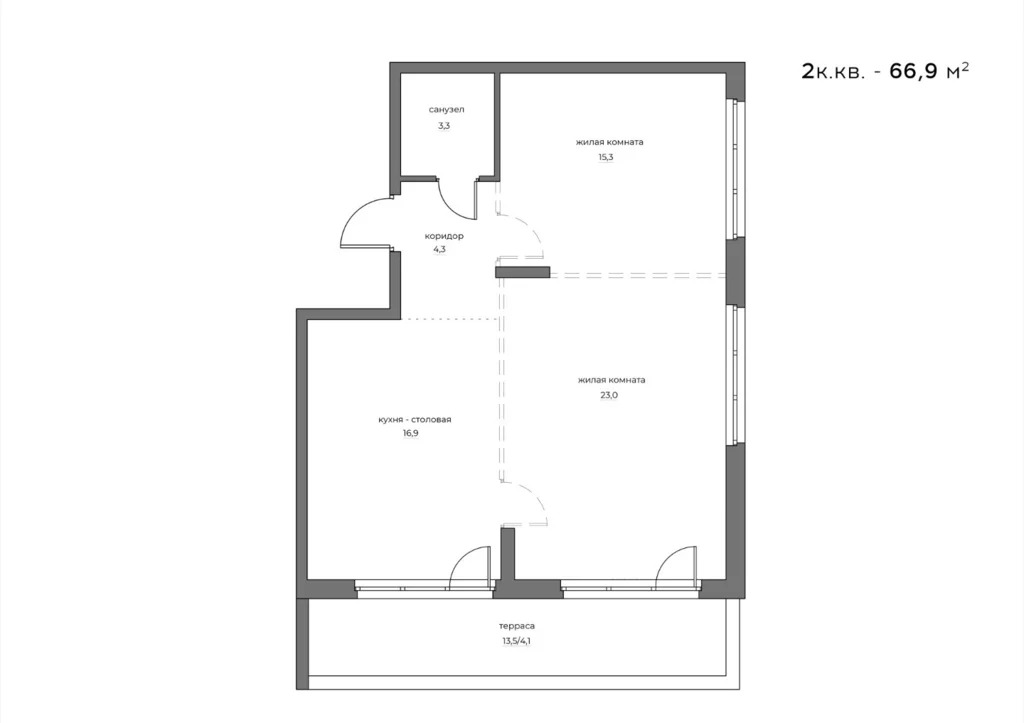 Продается квартира, 58.4 м - Фото 7