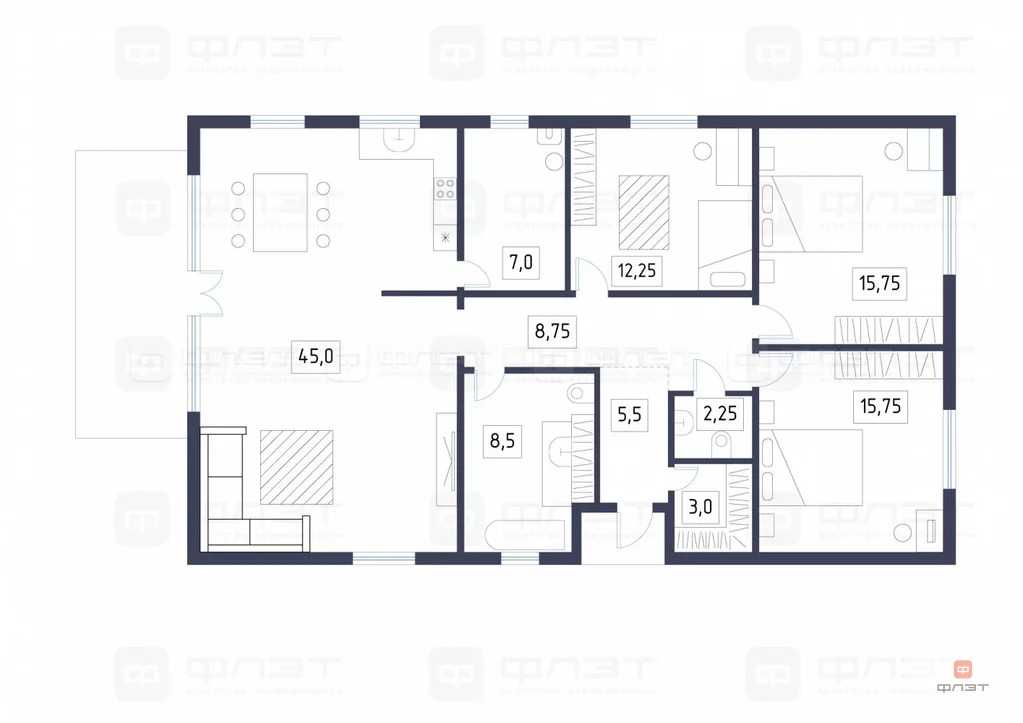 Продажа дома, Званка, Пестречинский район, ул. Каменная - Фото 5