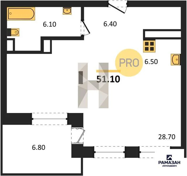 Продажа квартиры в новостройке, Казань, ул. Габдуллы Тукая - Фото 1