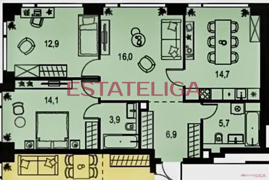 Продажа квартиры, ул. Озерная - Фото 4