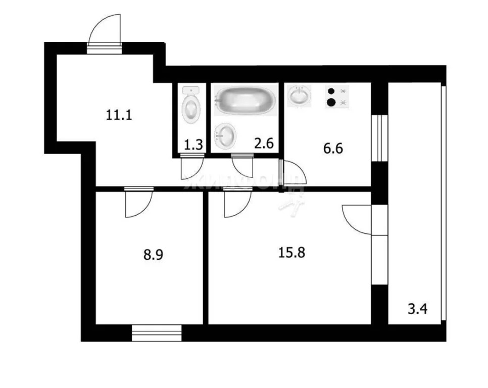 Продажа квартиры, Новосибирск, ул. Зорге - Фото 17