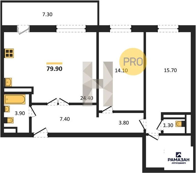 Продажа квартиры в новостройке, Нижнекамск, Нижнекамский район, ... - Фото 1