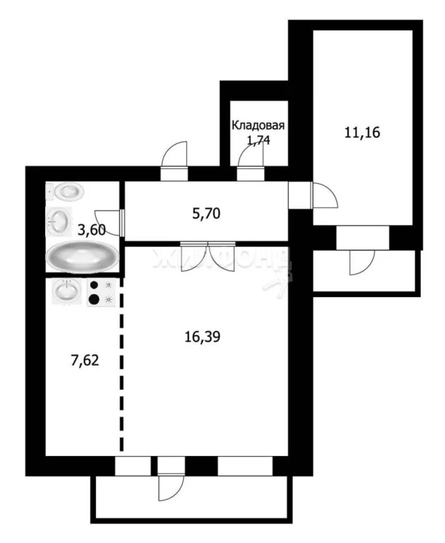 Продажа квартиры, Бердск, микрорайон Морской - Фото 20