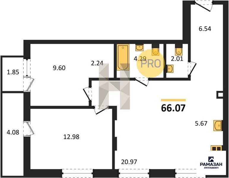 Продажа квартиры в новостройке, Казань, м. Авиастроительная, ул. ... - Фото 1