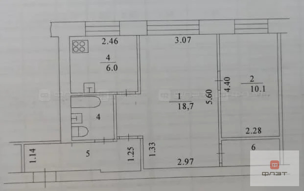 Продажа квартиры, Казань, ул. Заслонова - Фото 9