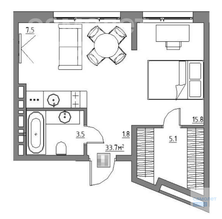 Продажа квартиры, Видное, Ленинский район, ул. Сосновая - Фото 11