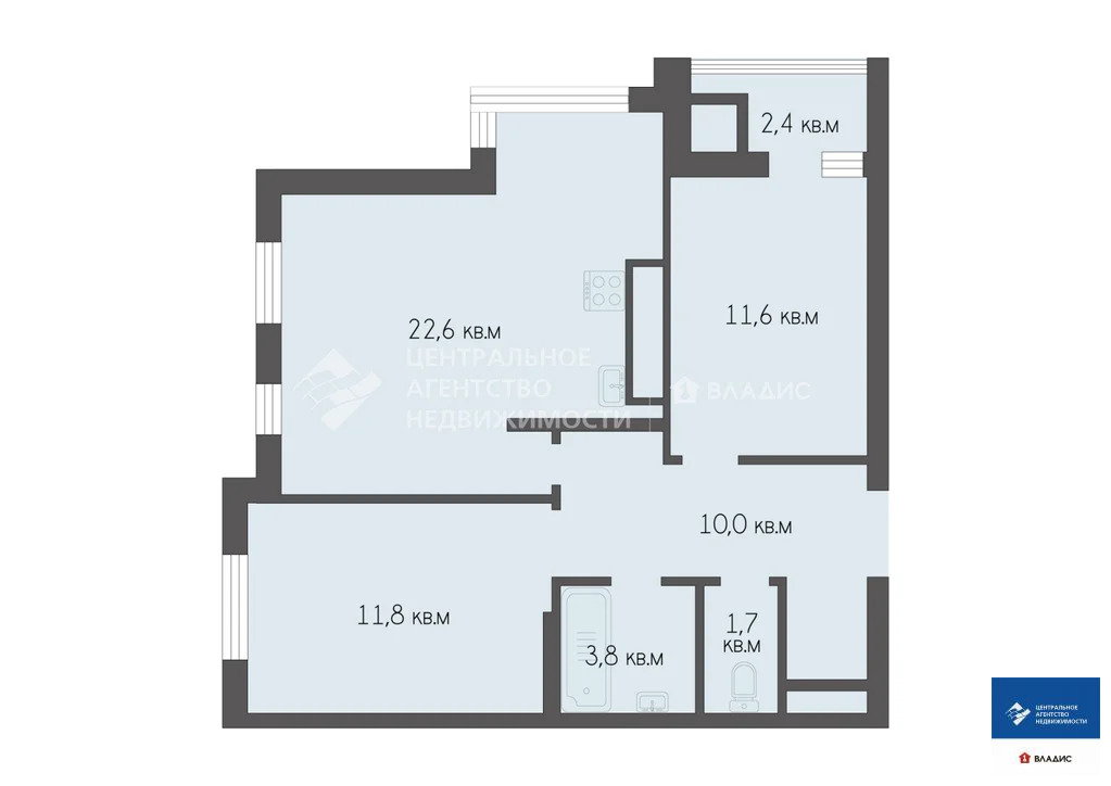 Продажа квартиры, Рязань, микрорайон Олимпийский городок - Фото 19