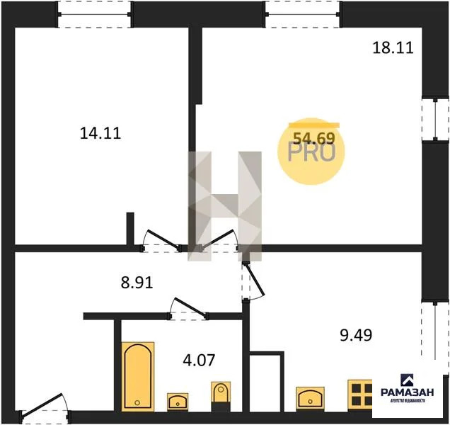 Продажа квартиры в новостройке, Казань, м. Дубравная, Братьев ... - Фото 1