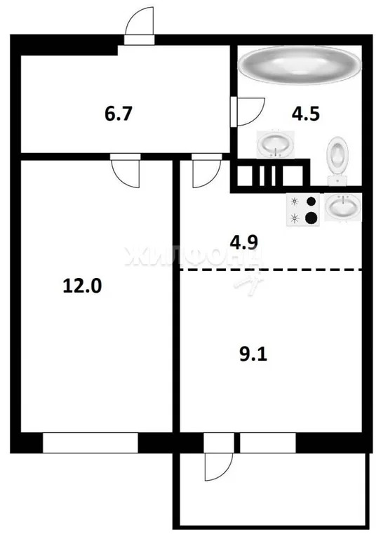 Продажа квартиры, Новосибирск, Заречная - Фото 15