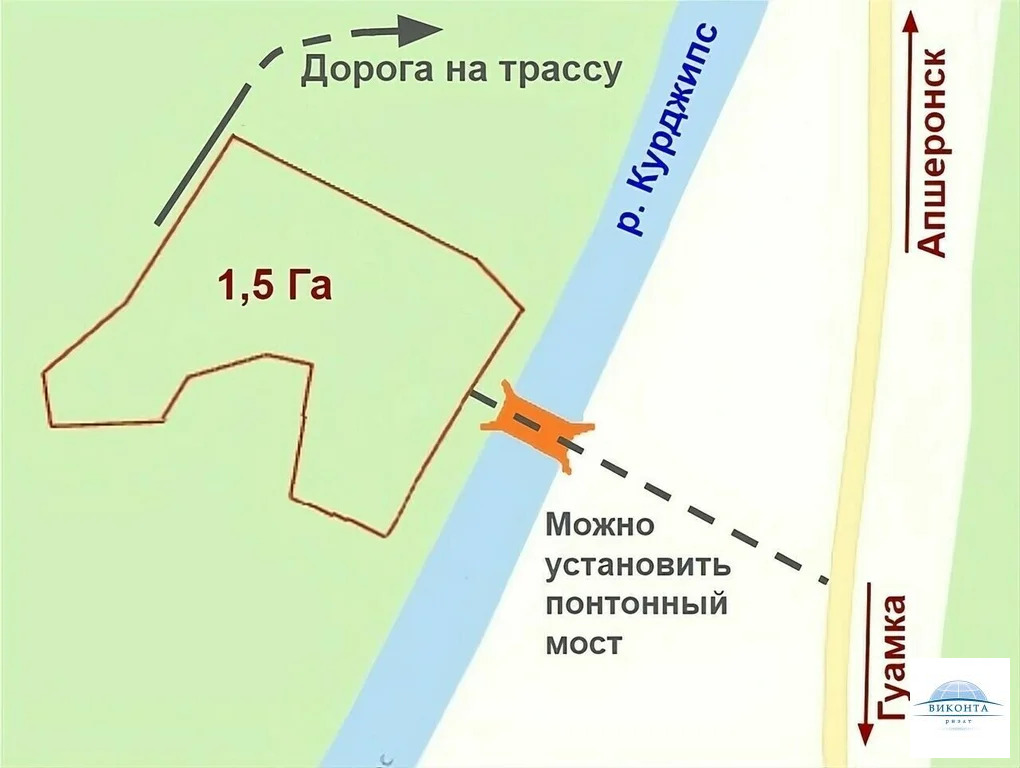 Продажа участка, Нижегородская, Апшеронский район, ул. Центральная - Фото 0