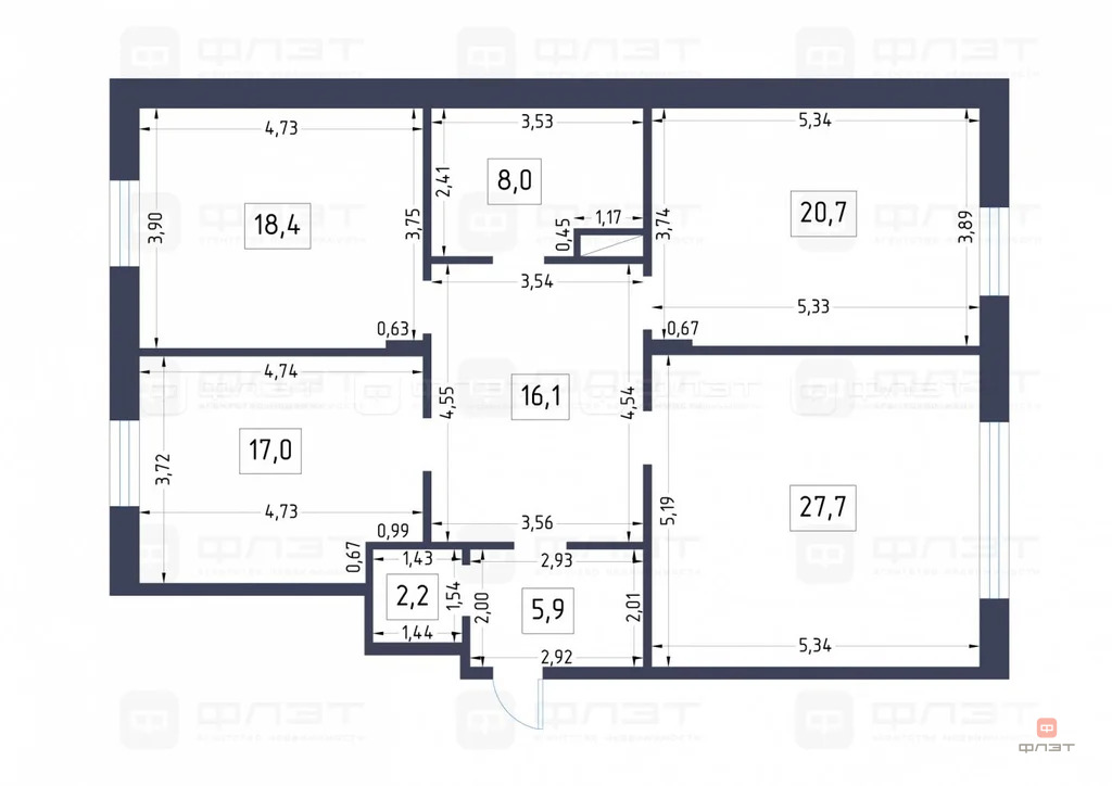 Продажа квартиры, Казань, ул. Абубекира Терегулова - Фото 19