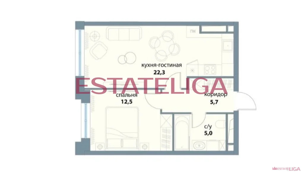 Продажа квартиры, улица Василия Ланового - Фото 1