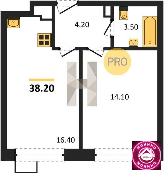 Продажа квартиры в новостройке, м. Борисово, ул. Борисовские Пруды - Фото 0