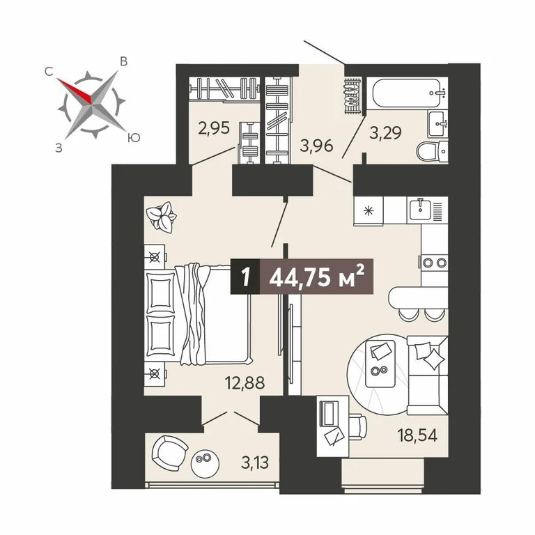 Продается квартира, 37.4 м - Фото 7