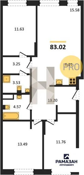 Продажа квартиры в новостройке, Казань, м. Проспект Победы, ул. ... - Фото 1