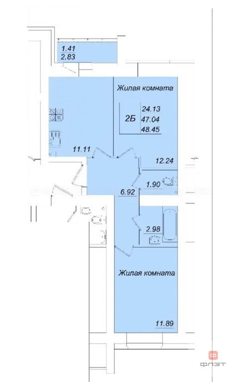 Продажа квартиры, Осиново, Зеленодольский район, ул. Марата Ахметшина - Фото 4