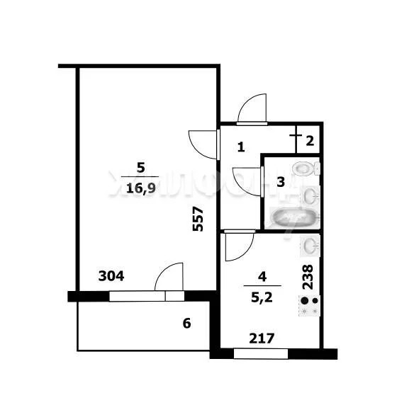 Продажа квартиры, Новосибирск, Адриена Лежена - Фото 6