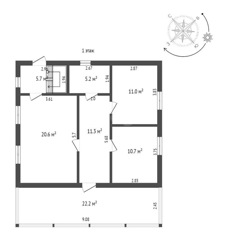 Продажа дома, ЛМС, Вороновское с. п., Светлая улица - Фото 30