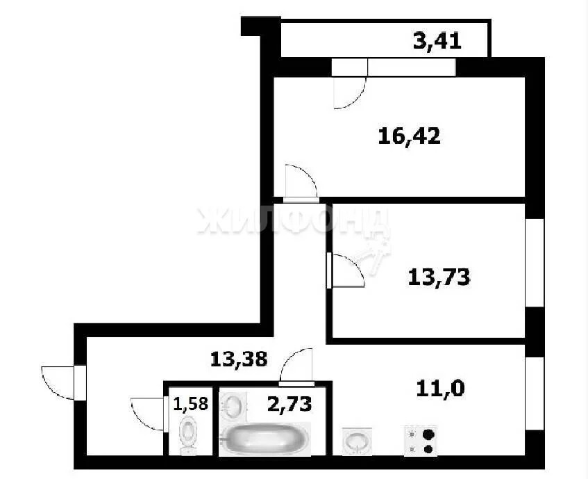 Продажа квартиры, Новосибирск, ул. Есенина - Фото 0