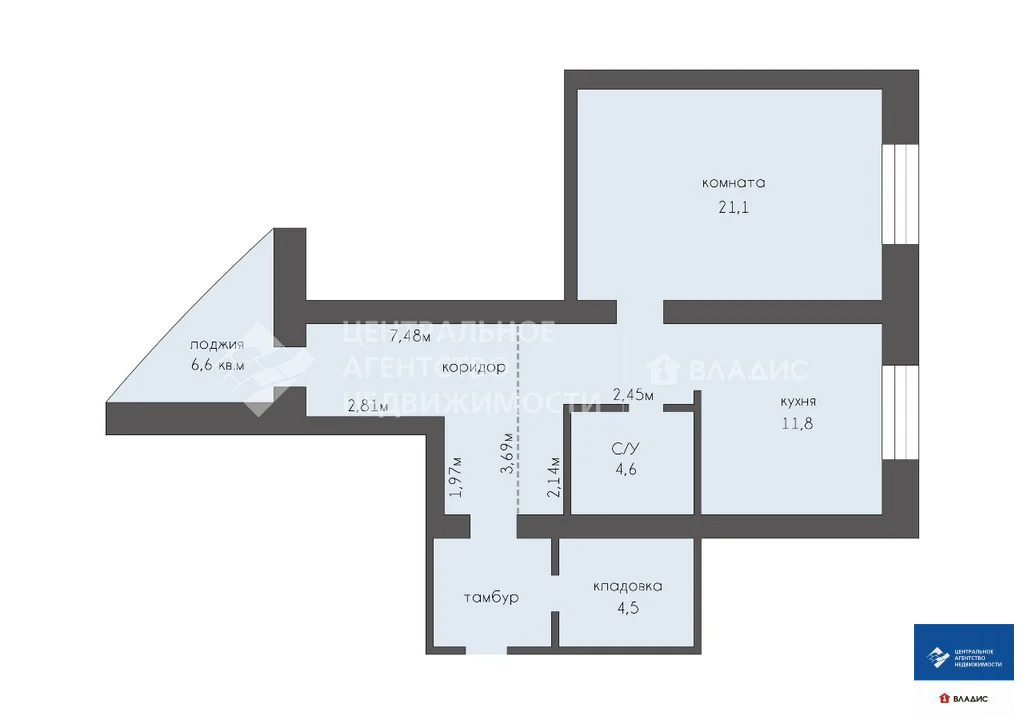 Продажа квартиры, Рязань, ул. Маяковского - Фото 1