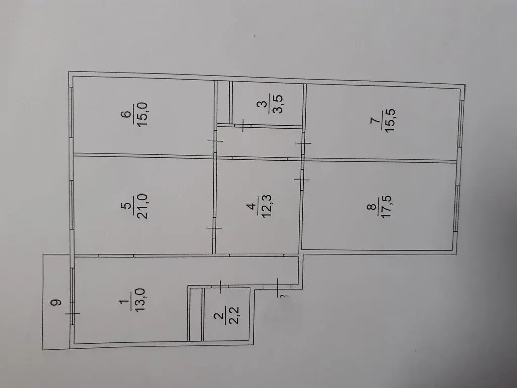 Просторная - 4-х. комнатная квартира с хорошей планировкой - Фото 15